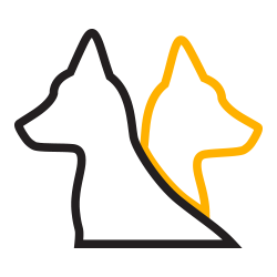 Piktogramm zwei Hunde
